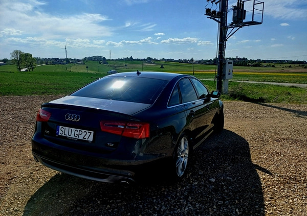 Audi A6 cena 59999 przebieg: 240000, rok produkcji 2012 z Woźniki małe 46